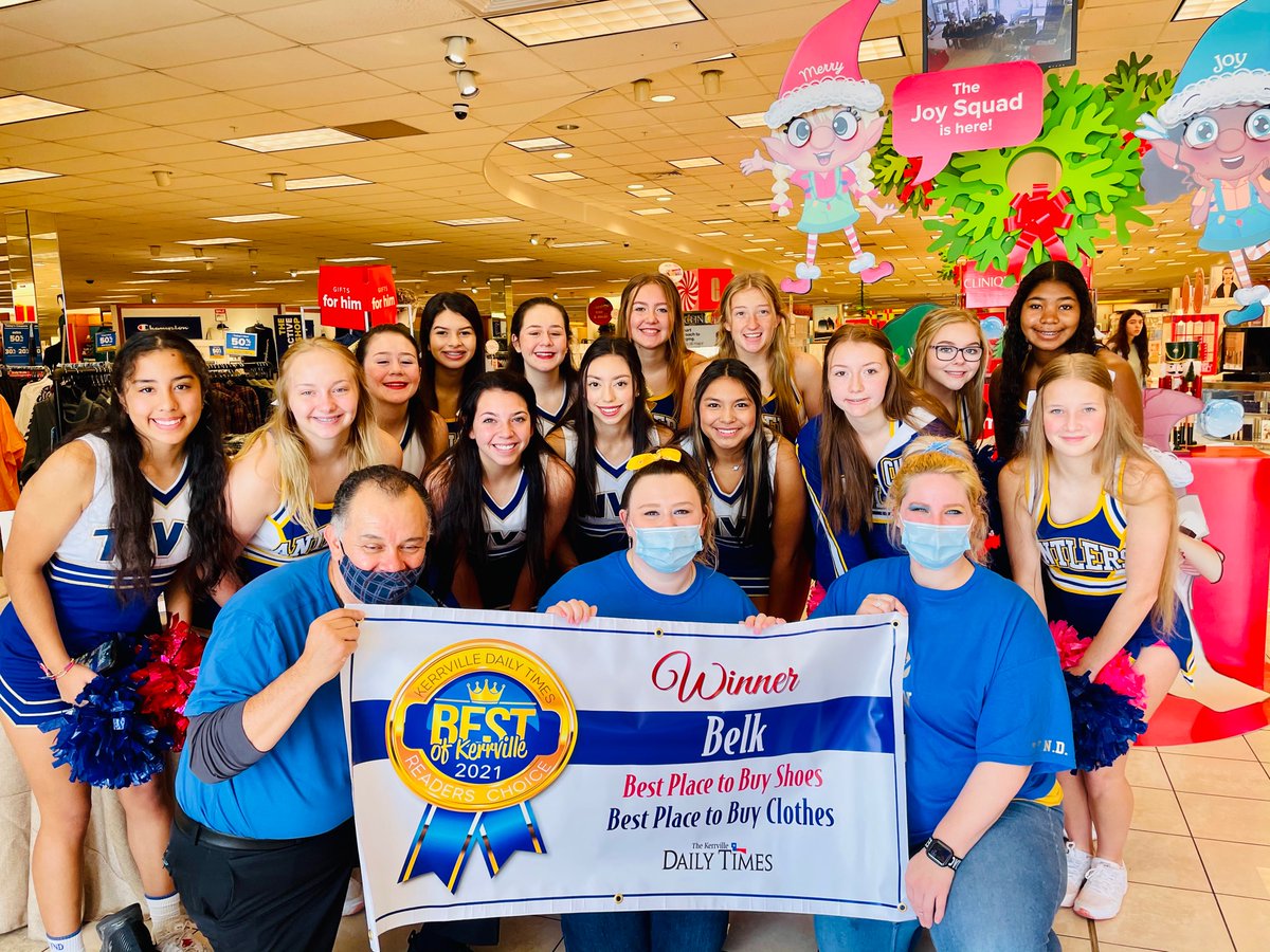 First 50 teachers to come to Belk will receive a $20 gift card. Our Tivy Cheerleaders are here to greet you! 📣💙💕