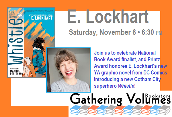 E. Lockhart is coming to town! 
gatheringvolumes.com/?q=h.calevent&…
#ELockhart #YA #AuthorEvent #IndependentBookstore