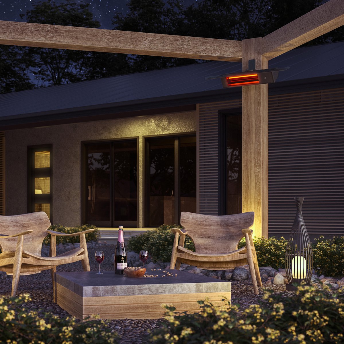 Dimplex_NA's tweet image. Extend your celebrations after the early fall sun sets under our wall-mounted Plug-in Infrared Heater. The simple plug-in installation will get you and your guests warm in seconds. You’ll have time to enjoy the stars with good company at the perfect temperature!

#Dimplex