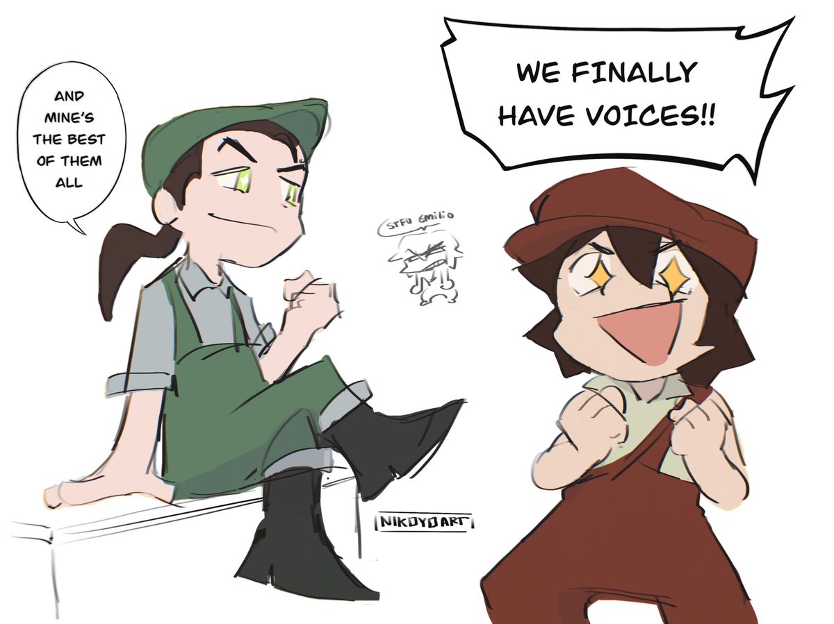 Thank you so much to everyone who sent an audition to voice characters on my thesis film!!! I’ve now chosen my voice actors, I’m so excited to have @Mikeysota as Santiago and @shiftybred as Emilio!! This is gonna be lit!!!! 💖🔥🔥