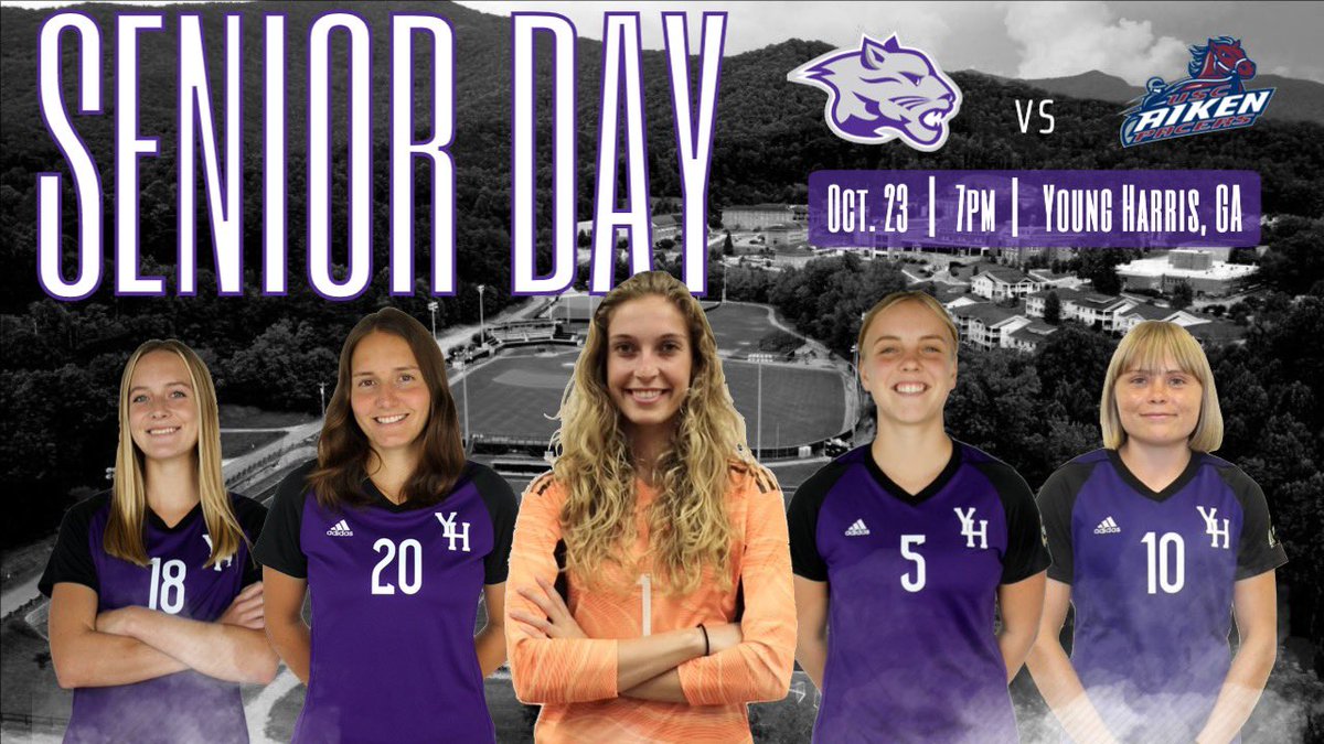 Today is a very special game day because today we are honoring our five fantastic seniors💜 Come out and support your lady mountain lions take on USC Aiken at 7pm (link below). #DefendTheDen #WeLoveOurSeniors

pbcsportsnetwork.com/youngharris/