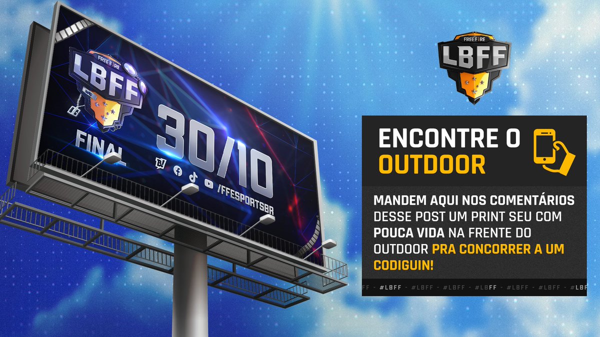 Free Fire Esports BR #LBFF - 🔥🔥 É HOJE 🔥🔥 Além de descobrir