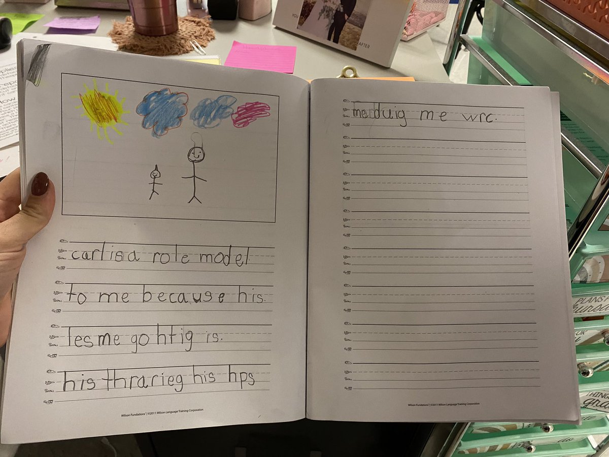 Check out these awesome narratives! 2nd graders wrote about who their role models are. We’ve been working on personal narratives and I’m so proud of how their writing has turned out! <a href="/FCRSD/">Forest City Regional</a>