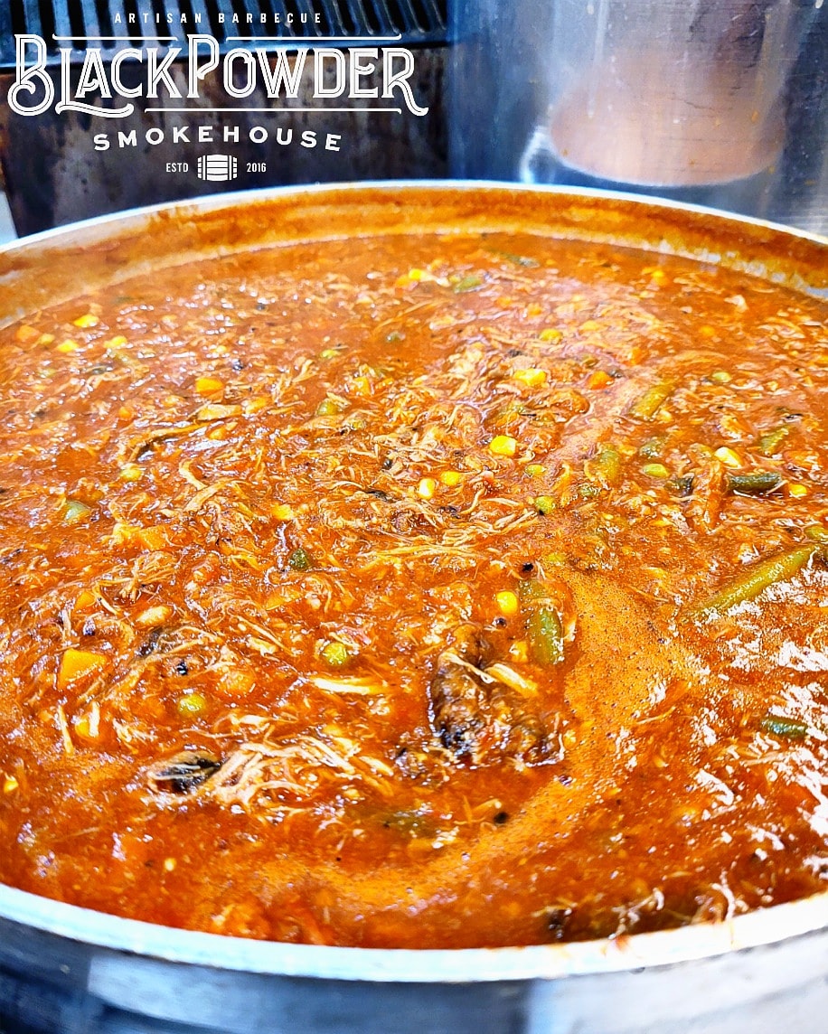 BlackPowderBBQ's tweet photo. We got a big ol' pot of Brunswick Stew brewing for you!  Stop by on your way home or grab a cup and sit outside on the patio! #bestbbq2021 #hotbrisketnow #blackpowdersmokehouse #ncbbq #jamestownnc #brunswickstew https://t.co/wyv0lRVpRa