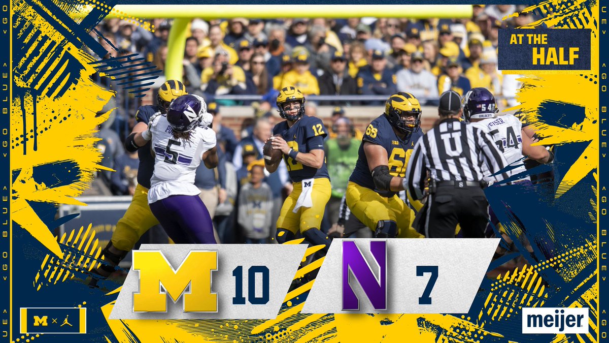 GoBlueFR's tweet photo. 🏈 Mi-temps.
#GoBlue #CFBfr https://t.co/dXHNAUzSnf