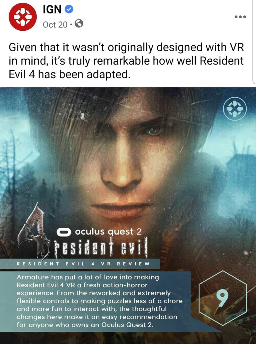 theartoferick's tweet photo. Really happy to hear people are enjoying RE4 VR. My team worked really hard and they deserve the recognition they're getting. 
I'm really proud to of been part of this project. 🥳😭💪🏾

#RE4 #RE4VR #armature #armaturestudio #capcom #oculus #quest2 #oculusquest2 #erickvillarreal3d https://t.co/YHGdljdvfp