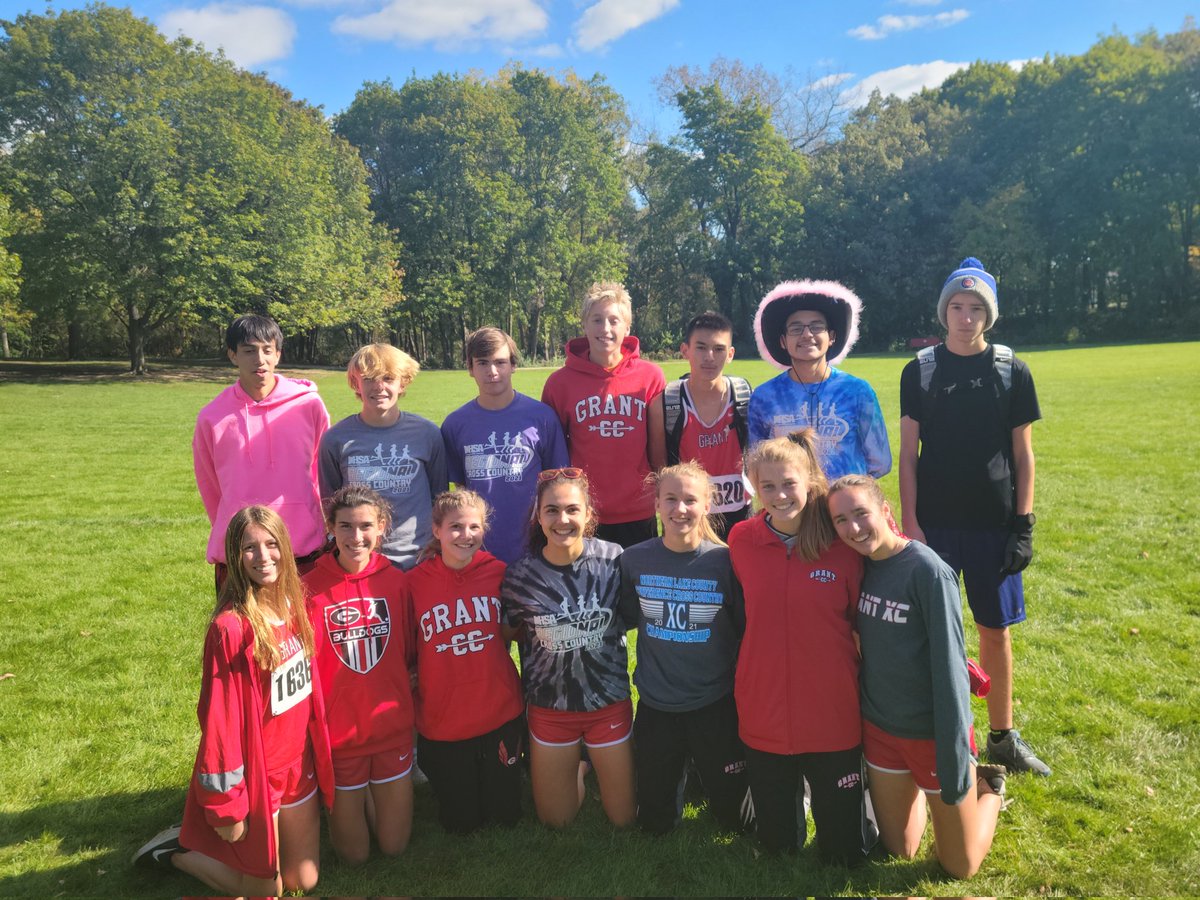 Proud of our team today. The support from everyone really made a difference today. The boys team qualified for the 2nd year in a row and the girls team is back after missing out last season.

Both teams move on to the 3A Hoffman Estates Sectioal at Busse Woods next Saturday.