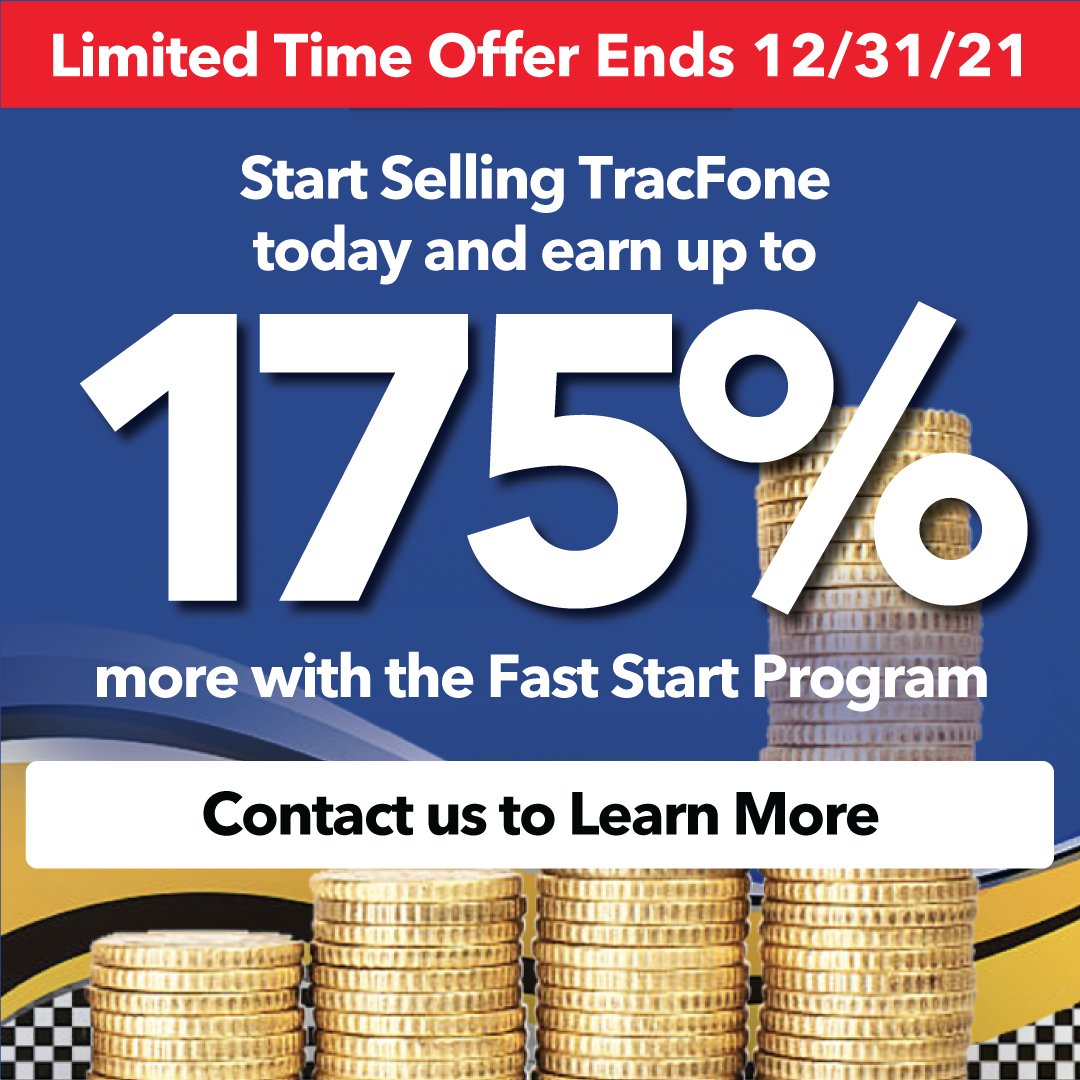 NexGen_Comm's tweet image. Join the TracFone Wireless Team and earn more through December 31 with the Fast Start Program!

#FastStart #EarnMore #TracFone #NexGen #Sales #WirelessDealer