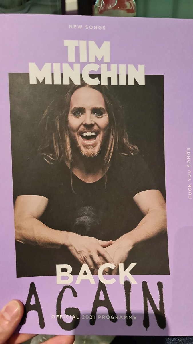 Rich9carter's tweet photo. @timminchin Can't wait! @brumhippodrome https://t.co/t5MV3PwHvK