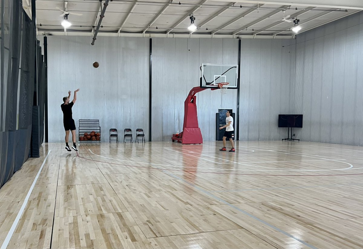 CoachBarnes1's tweet photo. Can’t say enough about @TylerJHagedorn. Congrats on being the #2 pick in @nbagleague draft! He shows up on a daily basis and puts everything he has into each work out. I know @Coach_Distefano agrees. Go take care of business! https://t.co/xKGfYNsnhy