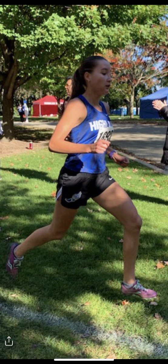 Congrats to Mia Fruge qualifying for sectionals! #hpgxc #giants