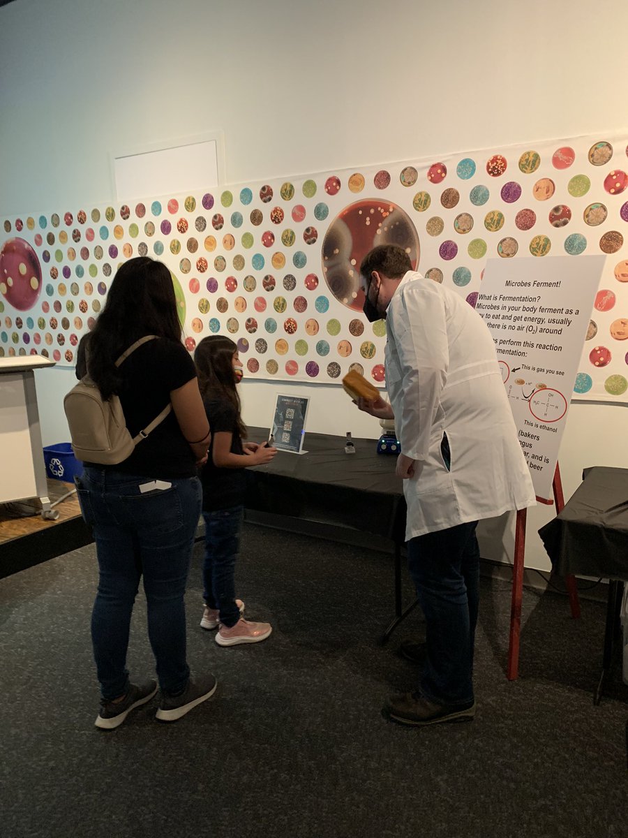 UTSAmmi's tweet photo. Saturday’s with scientists! MMI students and faculty at the Witte Museum @UTSAmmi #microUTSA https://t.co/wD9sDVmLty