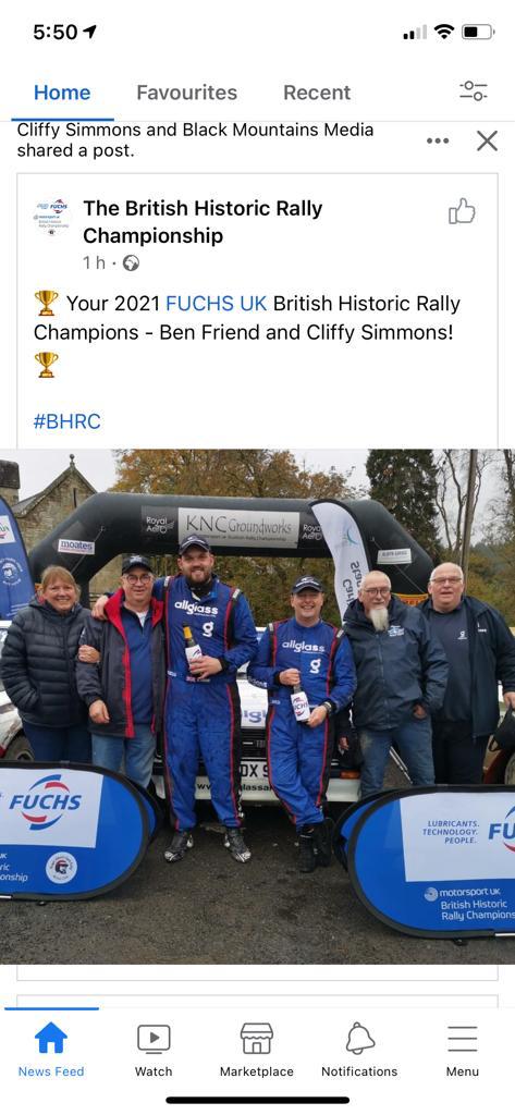 WE BLOODY DID IT 
🏆 Your 2021 FUCHS UK British Historic Rally Champions - Ben Friend and Cliffy Simmons! 🏆