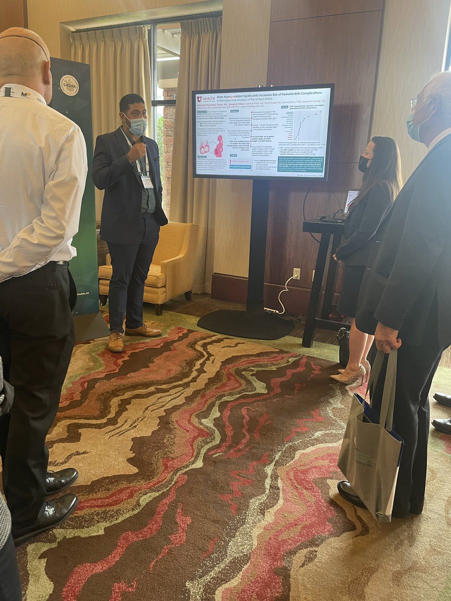 eduhv19's tweet photo. Honored to have my poster presentation @SMSNA_ORG, a novel study about association between male HG and perinatal birth complications. Thanks to my mentors @jimhotalingmd @KelliGrossMD @UtahUrology @utahSPARC #SMSNA21 #SMSNA2021  @StoriesImg @UrologyMatch https://t.co/sMbNjm9tFE