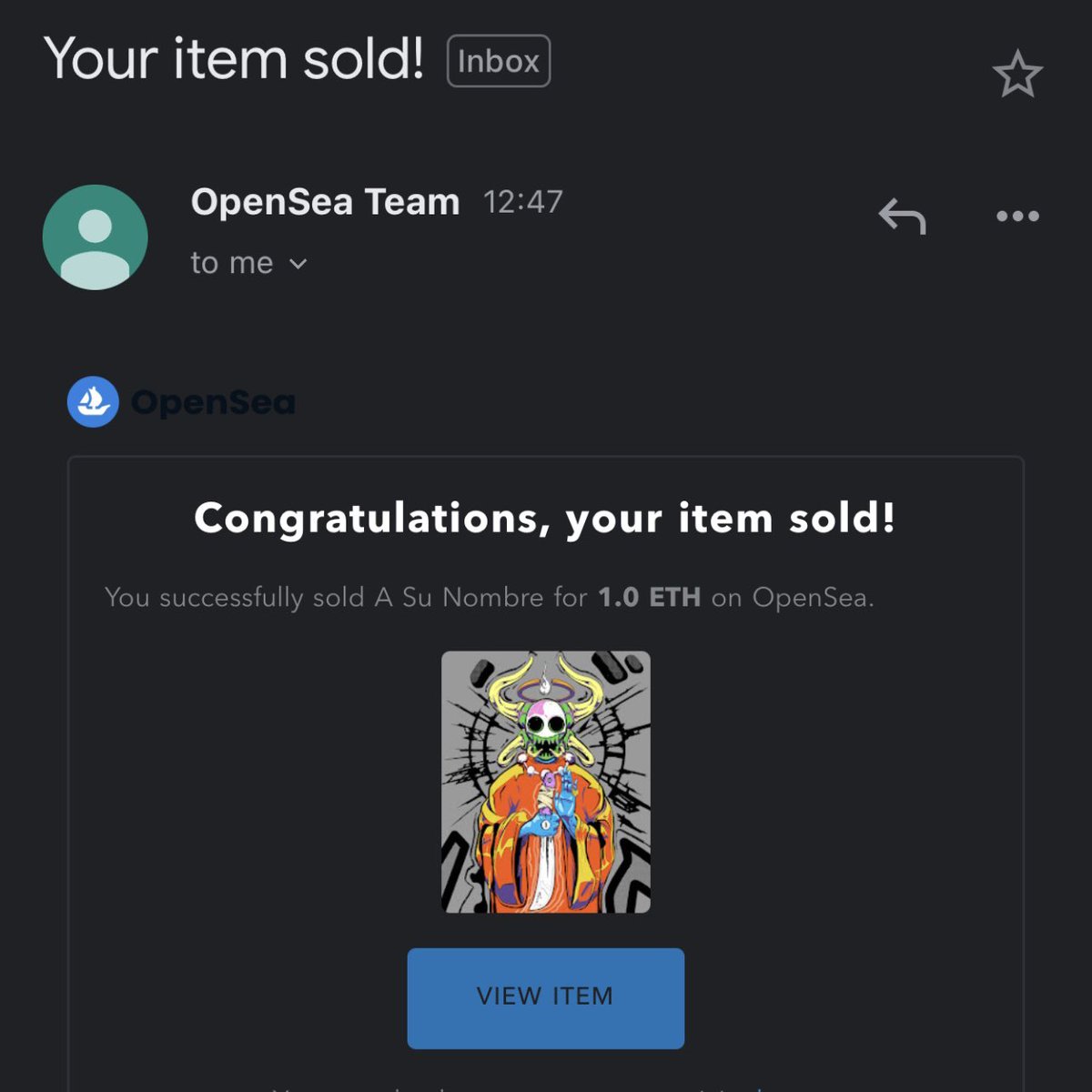 OWTLW's tweet photo. The first #nft of my new collection @opensea is gone. thanks to @MetaverseDreams for he support!

https://t.co/yBMg9Dkj5F https://t.co/vbIUFRBQON