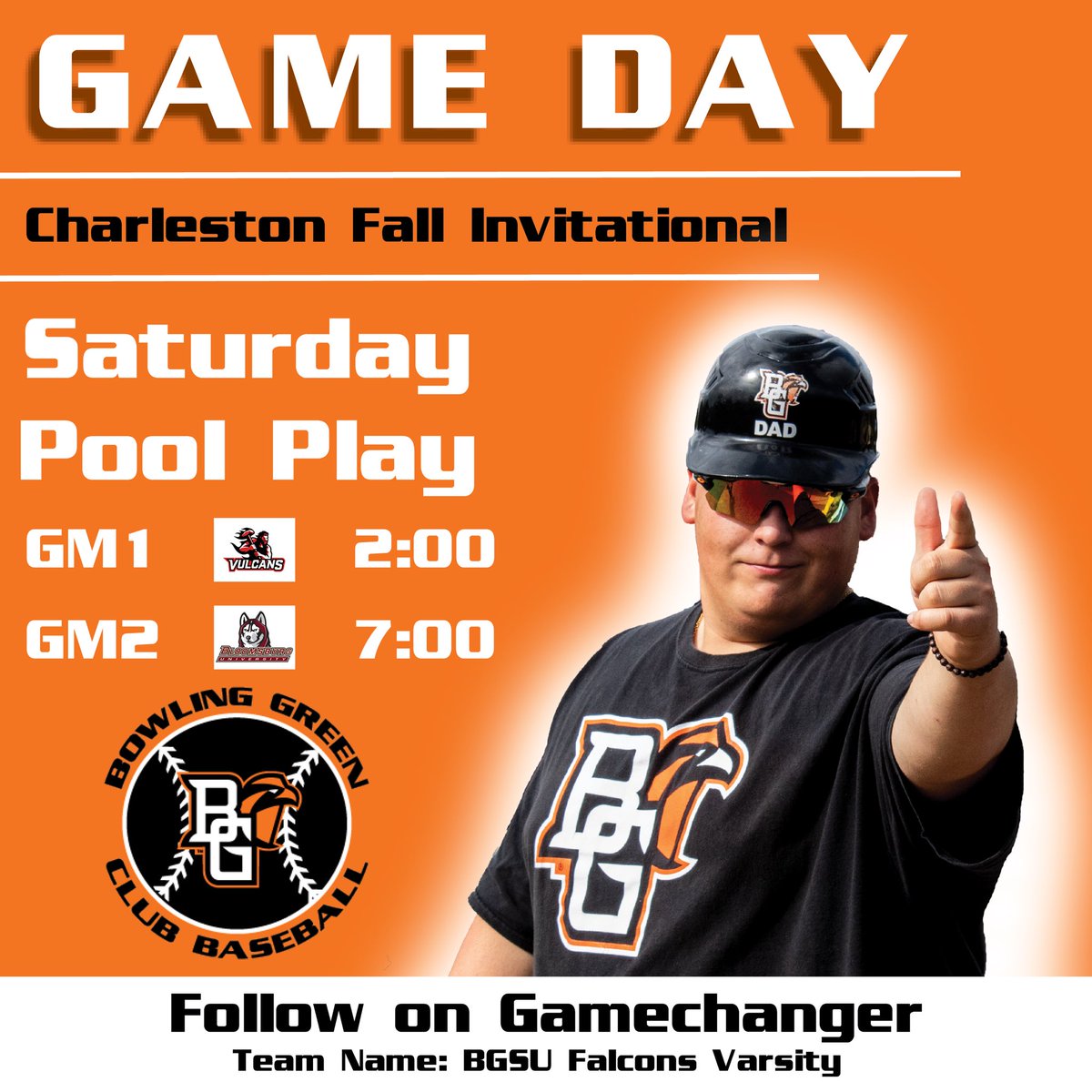Falcons take on Cal (PA) Vulcans today in pool play of the Charleston Fall Invitational! Access live stream for this game via link!

gc.com/teammanager/te…