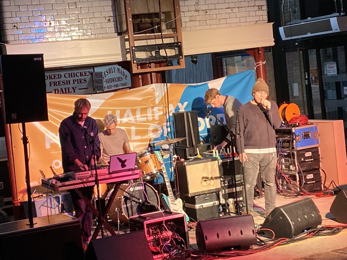 What a band! @Yucatanambyth were absolutely amazing this evening!! #halifaxfestivalofwords