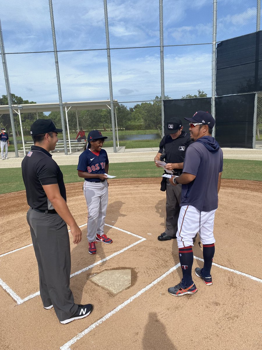 biancaesmith12's tweet photo. “Instructs” are done and so is my first season with the @RedSox. This was an awesome year and I already can’t wait for 2022!! #FCLRedSox #RedSox #dirtywater #2021season #thatsawrap https://t.co/7fAFvnuK4u