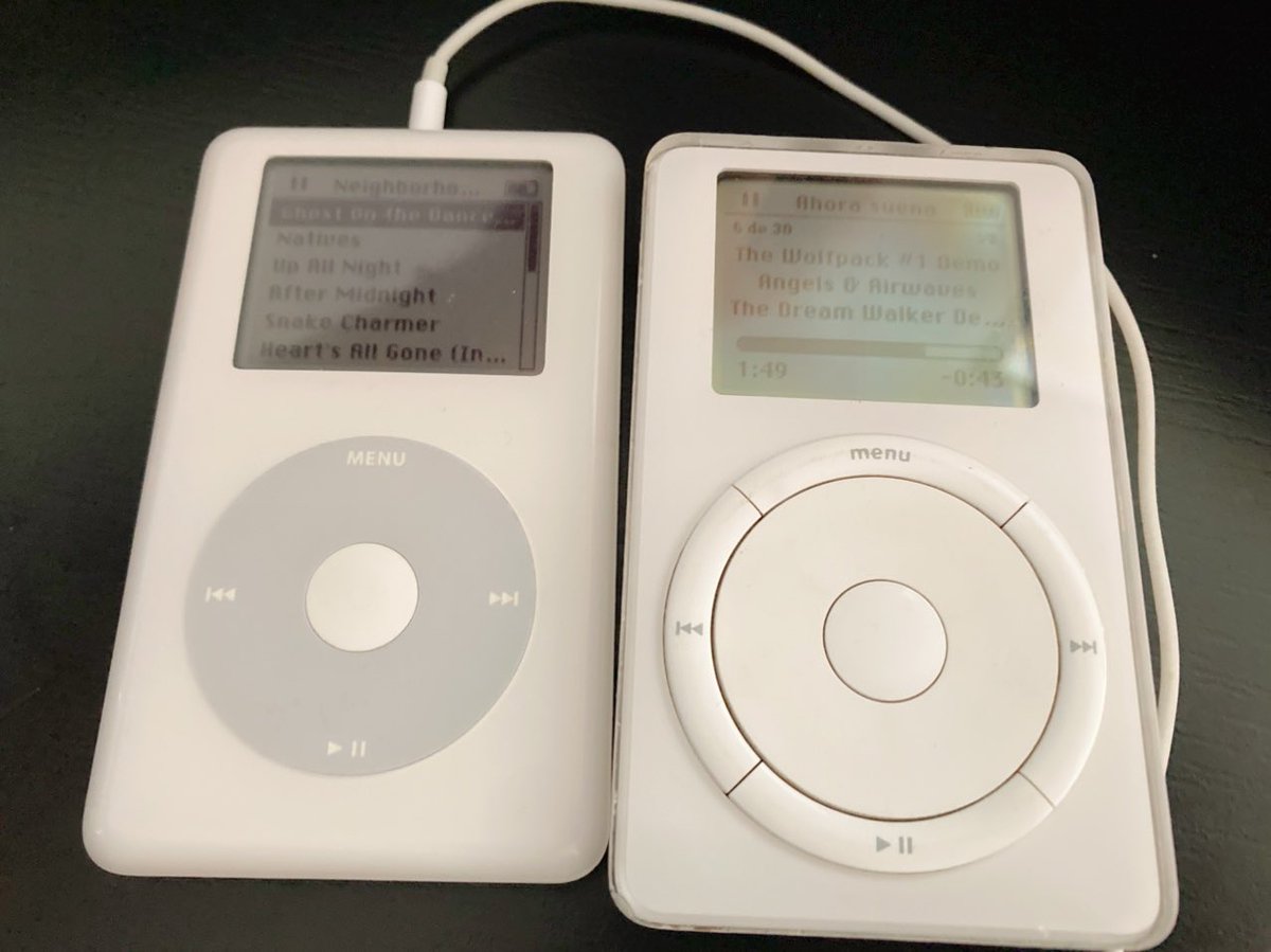 tricks_gadget's tweet photo. 20th anniversary of the iPod Classic. The 2nd-generation iPod is still the single best tech gadget.
#iPod #iPodDay #iPodTouch https://t.co/brh991xJIR