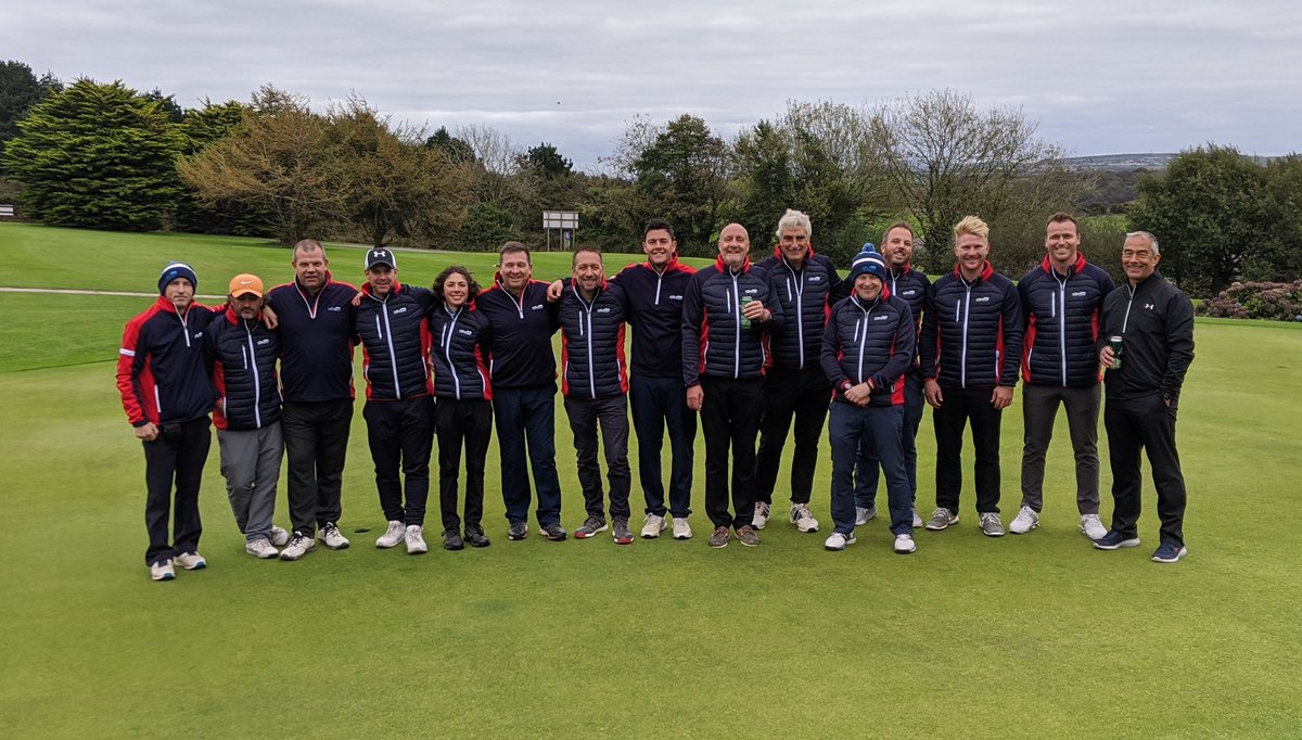PointatPolzeath's tweet photo. Congrats to our Frank Wills team on their first round victory @treloygolf beating them 3-2 in a closely fought contest today ⛳️  Thanks to Team TRELOY for a great game 

#TeamPoint #FrankWills #defendingchampions https://t.co/YXaJSQ6tK5