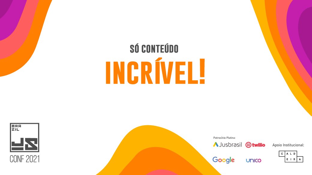 braziljs's tweet photo. Estamos chegando nos momentos finais, mas ainda tem muito conteúdo.🤩 Estão gostando?
#BRAZILJSCONF21 #JavaScript #js #dev https://t.co/16yaz4DxhE