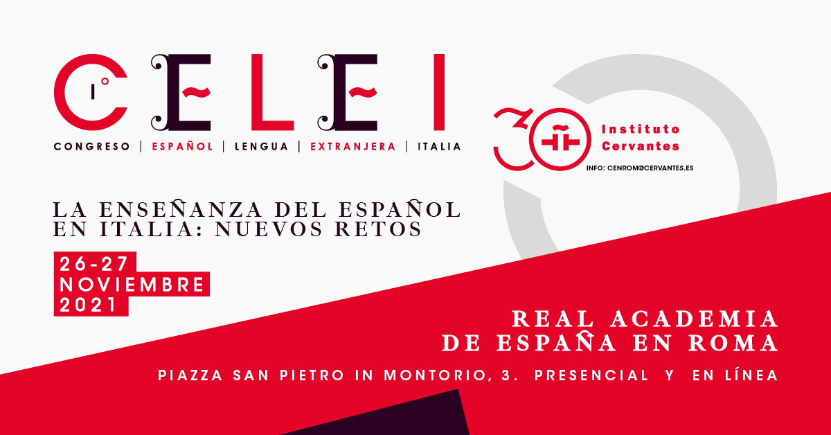 🌎 🇮🇹 I Congreso de Español como Lengua Extranjera en Italia

Te esperamos con la conferencia plenaria de <a href="/neussans/">neus sans baulenas</a> "¿Les sacamos todo el jugo a los textos?: hacia la competencia textual como centro del aprendizaje".

🗓️ 26 y 27.11
✏️ ow.ly/YueN50GsYnh

<a href="/romacervantes/">Instituto Cervantes Roma</a>