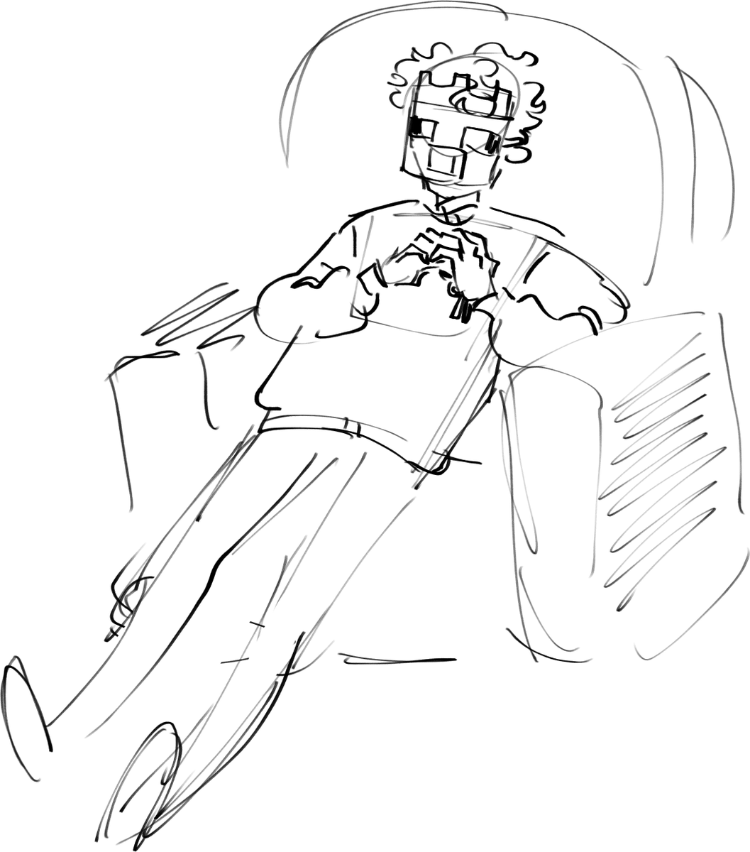 hes falling off of that fucking chair 