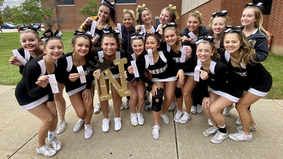 MillerNationAD's tweet photo. Competition Cheer: The Millers are headed back to State with a 1st place finish at prelims! #NeverDaunted https://t.co/oDzOBp4IKa
