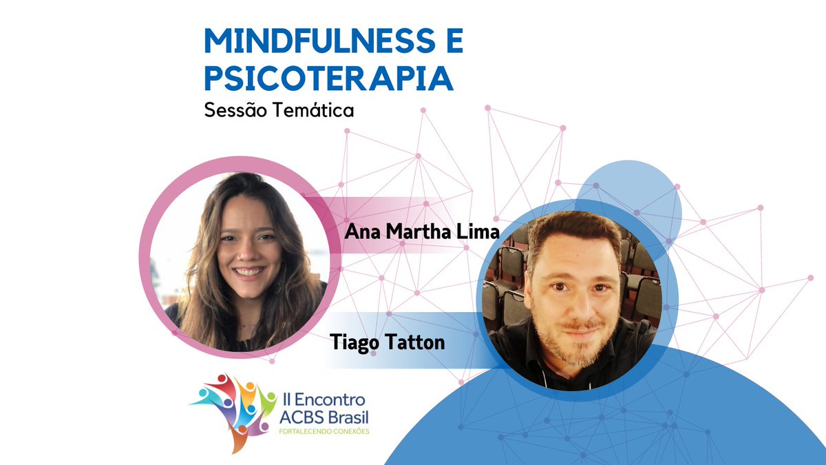 A Ana Lima e o Tiago Tatton estarão conosco no II Encontro da ACBS Brasil - Fortalecendo Conexões! 
👉Inscrições no site: eventos.acbs.com.br