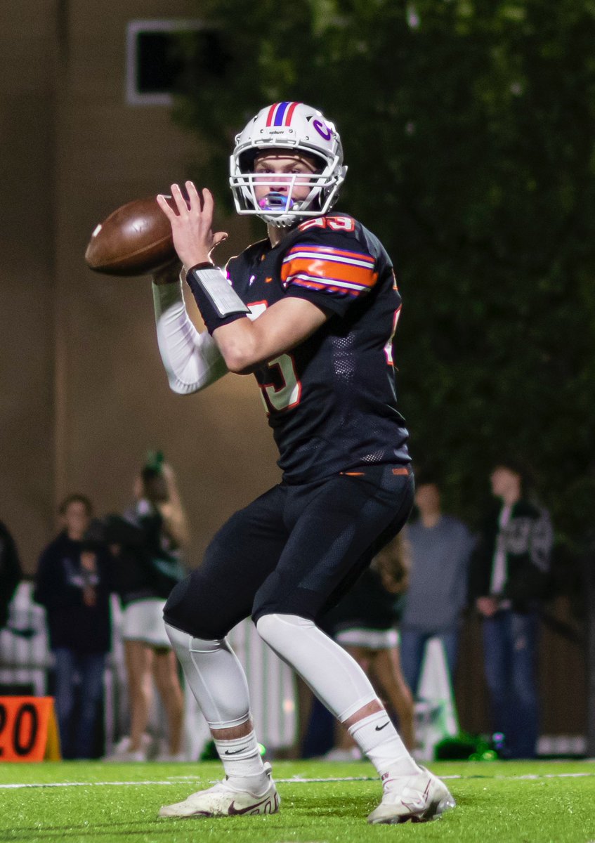 Congrats to Freshman, <a href="/MJordan__23/">masonjordan</a> on completing his first varsity touchdown.  First of many, keep working, Mason! <a href="/CCAhsathletics/">CCA Athletics</a>