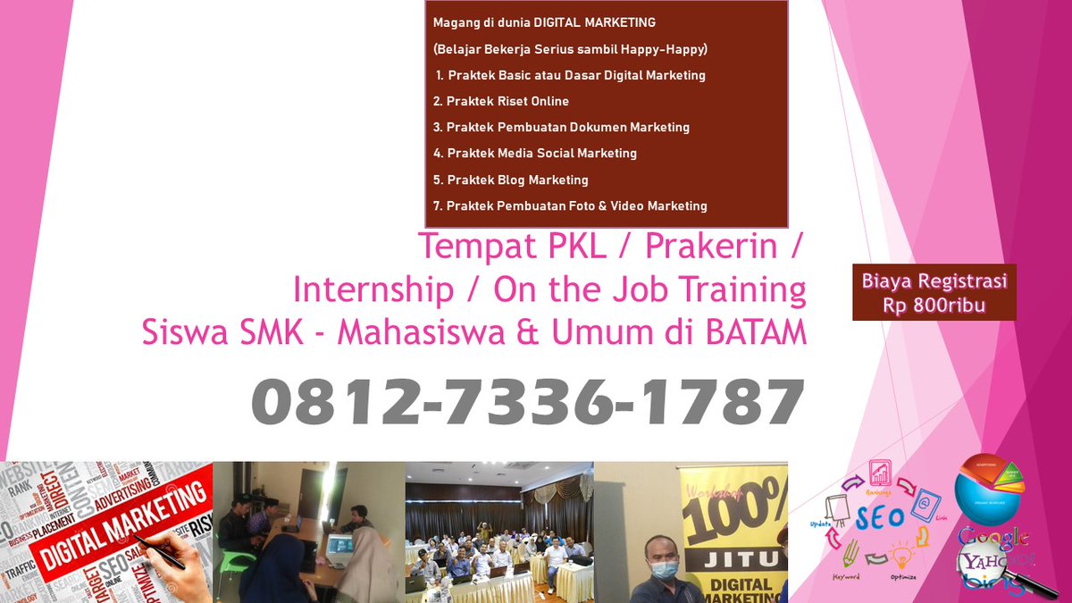 +62812-7336-1787 Rekomendasi Terbaik Tempat PKL / Magang / Prakerin / Internship / On the Job Training SMK &amp; Mahasiswa BATAM 

batamproperty.blogspot.com/2011/02/specia…

#FrenchOpen2021, #CepetanGoSendInstant, #JusticeForGilang, #Batam, #GWSIkatanCinta, #tempatmagang, #Prakerin, #PKL, #SMKBatam