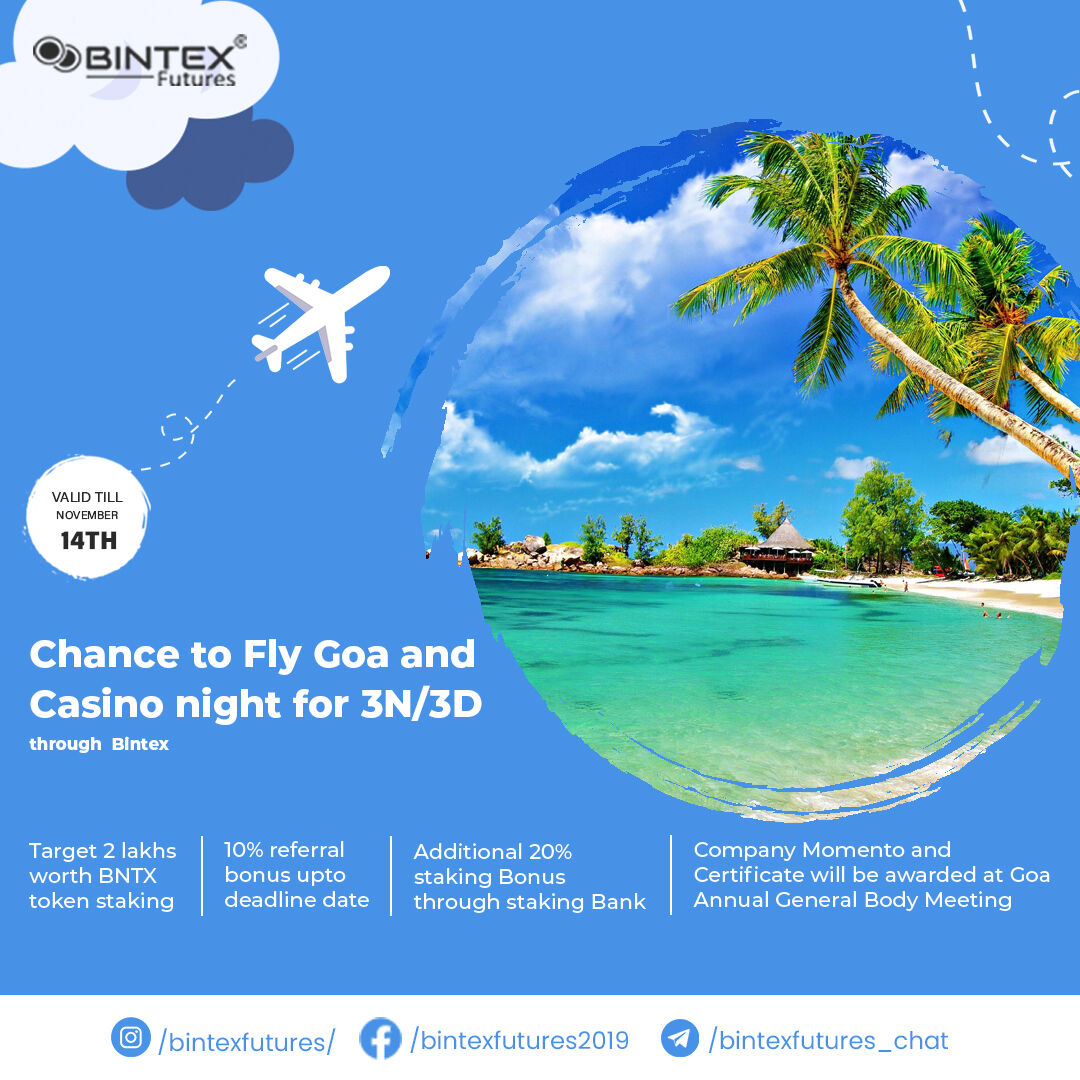 Bintexfutures's tweet photo. Cherish your memories. Grab a chance to fly with Bintex Futures
.
.
.
#bintexfutures #travelleing #travellers #travelvlogs #weekendtrip #weekendtravel #weekendvibes #tradingtips #instatrip #instatrips #traveloffers #instatravel #casino #casinonight #goa #goatrip #beach #token https://t.co/BCmXI20v3M