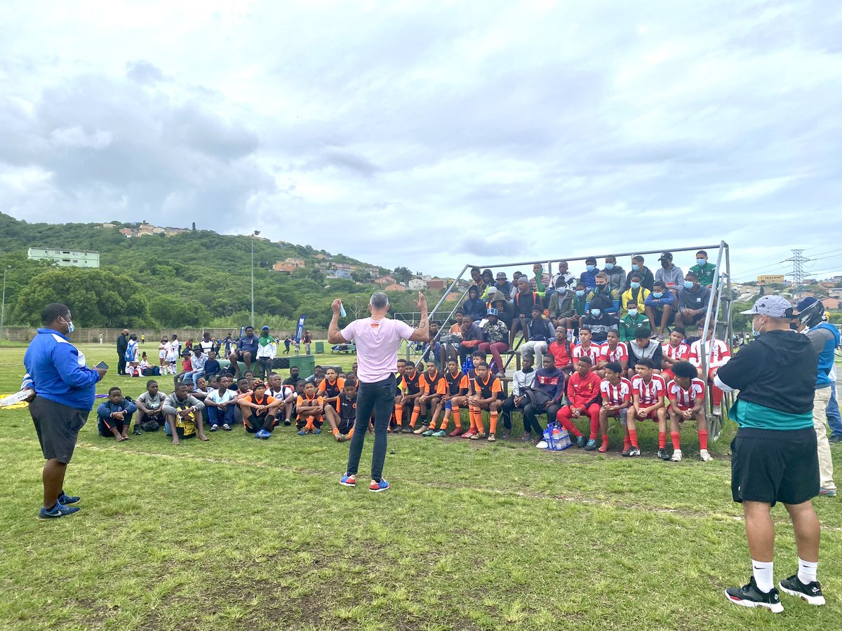 MFFoundationNPC's tweet photo. Congratulations to the 2 KZN South teams that made it through to the #StarSearch2021 u15 development camp! πππ
@markfish74
#footballdevelopment
#FastFootie
#coachthecoach
#buildthetalentpipeline
#ruralfootball
#MarkFish
#LottoFunded @SA_NLC https://t.co/5t1s3rKiBS
