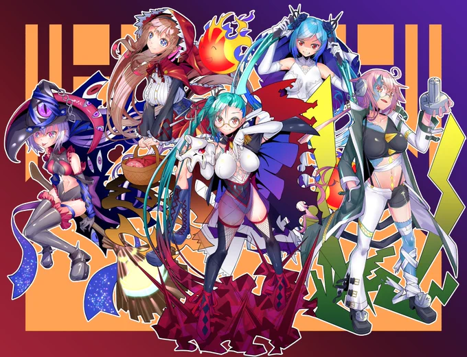 どっとライブ1期生(ハロウィンの姿) 