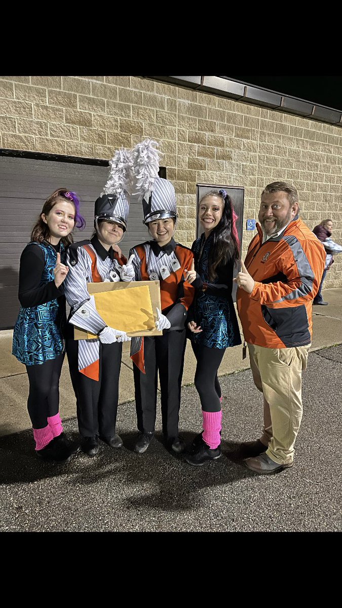 lhstigerbands's tweet photo. Headed home with some hardware!!! First time since 2017 LHSMB has received a 1 at this contest. Way to go band!!!! https://t.co/uHO9O55tAn