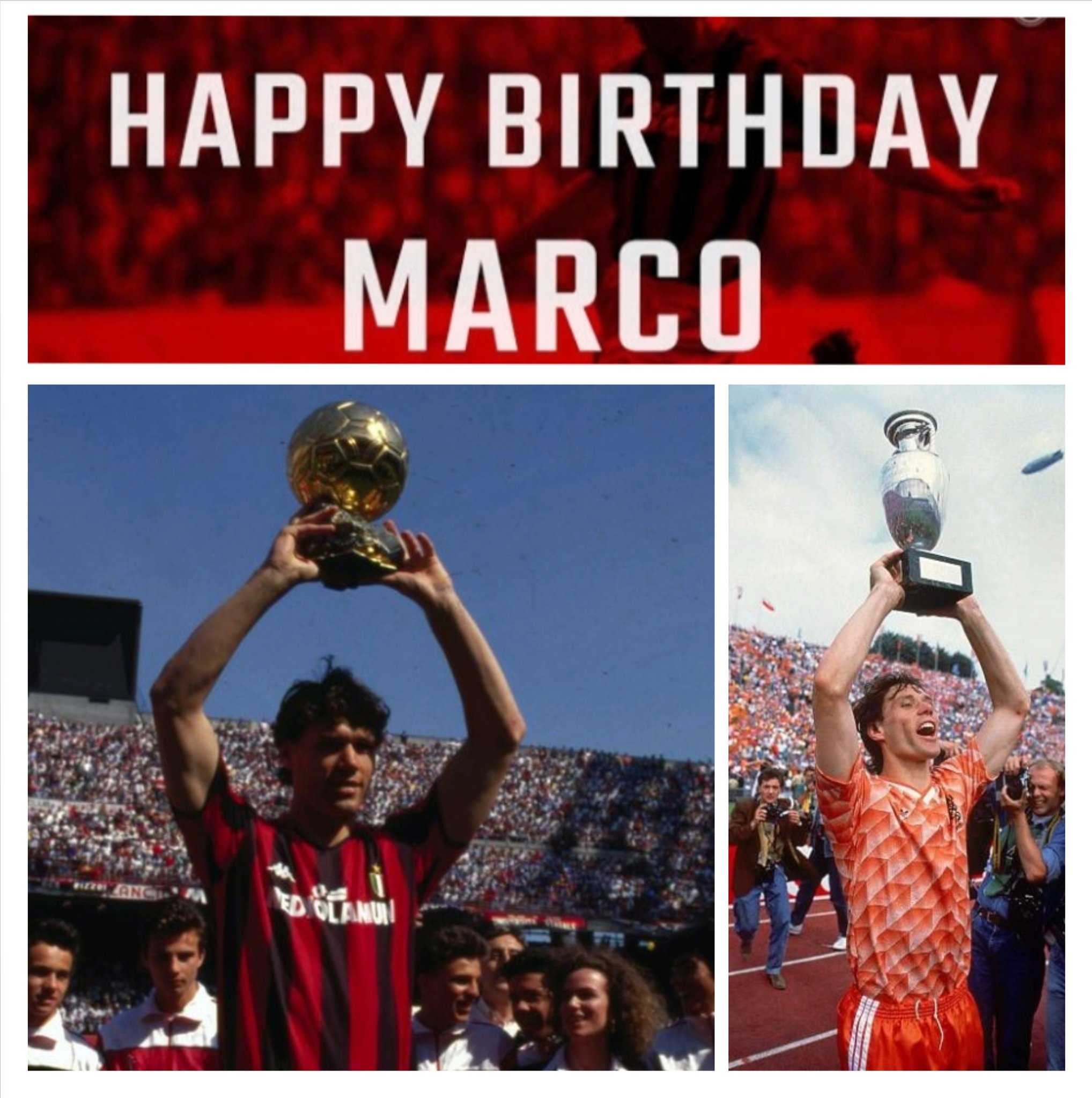 Happy Birthday to the Iconic Dutch legendary player Marco Van Basten 
