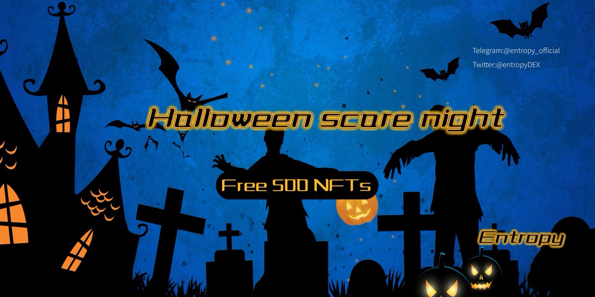 #halloween2021 #NFT #NFTs 

Spread this twitter, you may get NFT

👉 Like and RT
👉 Tag 3 Friends.
Comment youre solana adress

Right pointing backhand indexSubmit the form: forms.gle/F9TiZ8NyX6PasF…

#Airdrop #Solana #Giveaway #memecoin