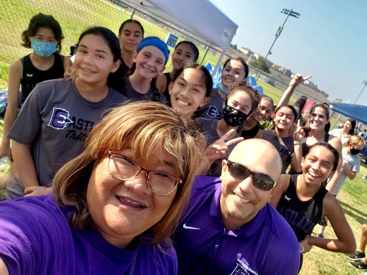 So proud of both Triton Boy's and Girl's Cross Country teams who took home their championship banners. For the girls, it's 5 banners in a row. For the boys, it's 2 years in a row. #elmprincipal #elmtritons #elm2021