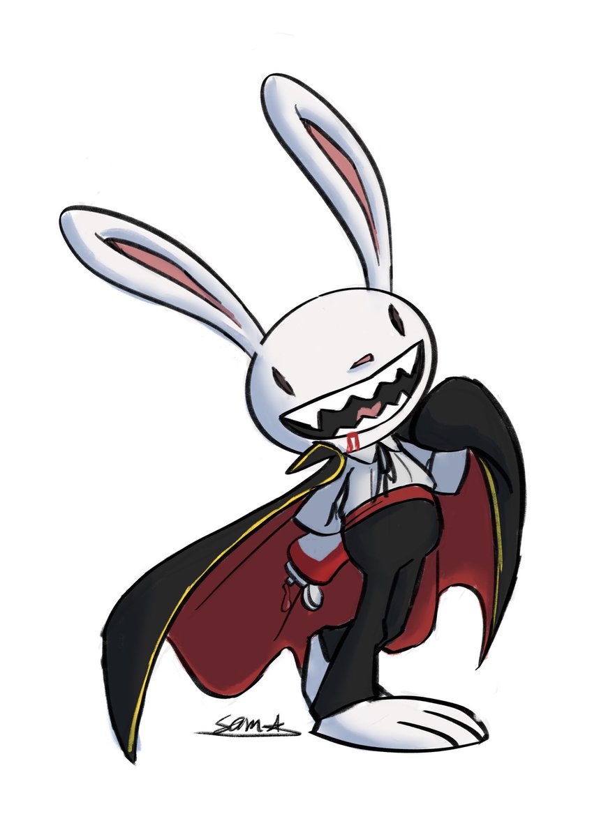 last minute art submission whoops #SamandMax