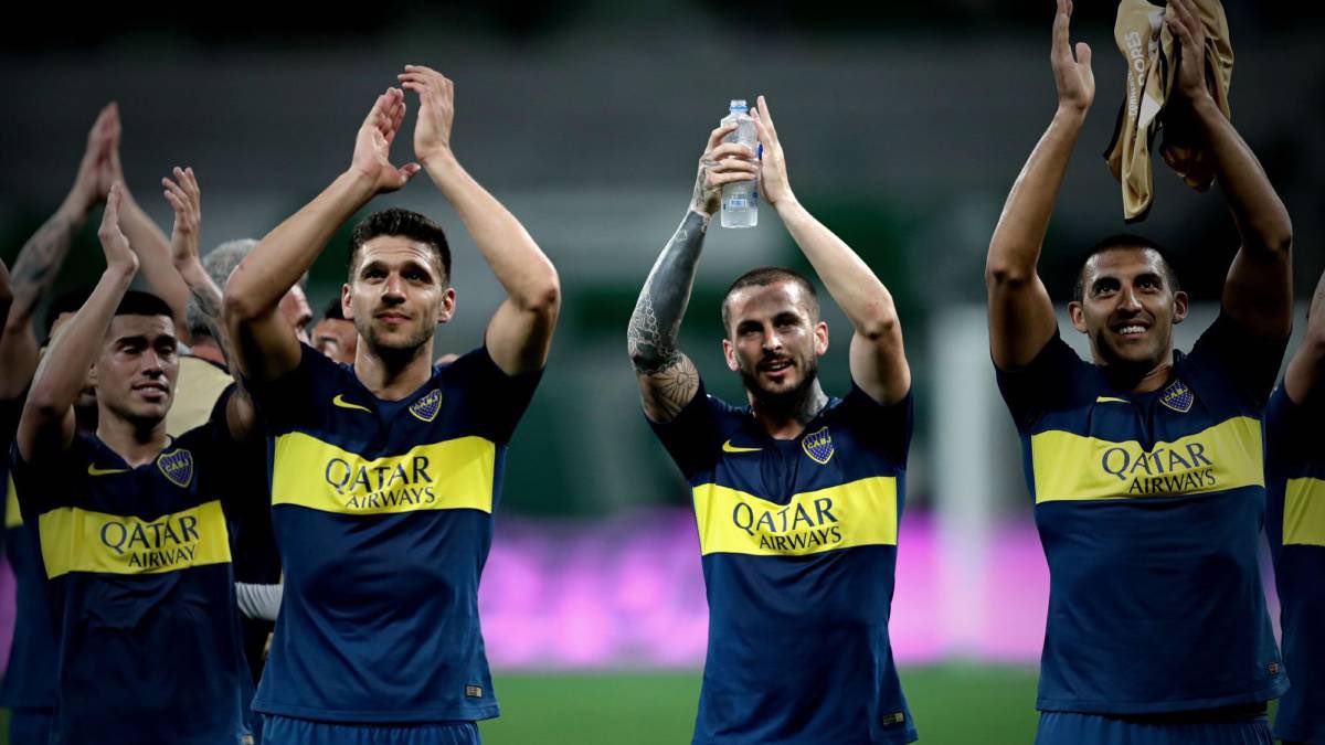 bosteriodismo's tweet photo. 🏆A 3 años de un partido agónico en Brasil

Luego de una victoria por 2-0 en la ida en la Bombonera, el Xeneize empataba 2-2 con Palmeiras en Brasil y se clasificaba a su undécima Final de Libertadores! Récord total!

🔵⭐️🎙⭐️🔵
#11Finales https://t.co/S6czOkIJ9B