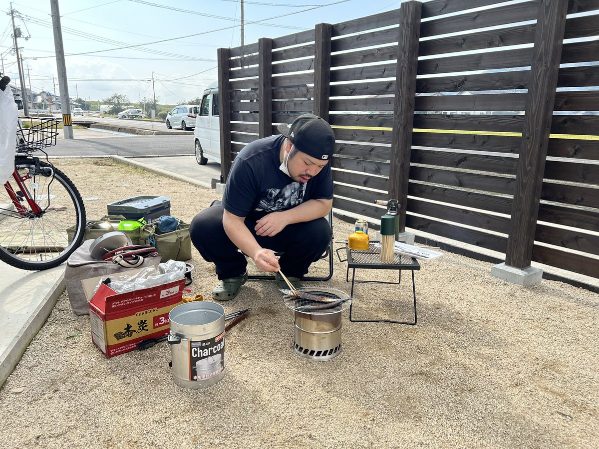 サンマ焼きます☀️