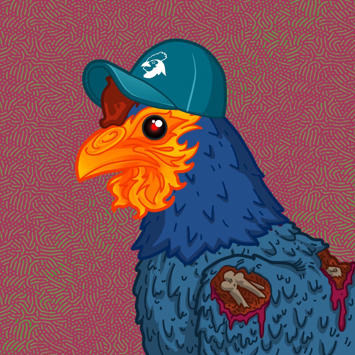 In honor of <a href="/levicook/">korg.sol</a> frying up some chicken we're giving away this 🔥 chicken!

chickentribe.mint-nfts.page
To enter:
✅ Follow
✅ Retweet
✅ Like