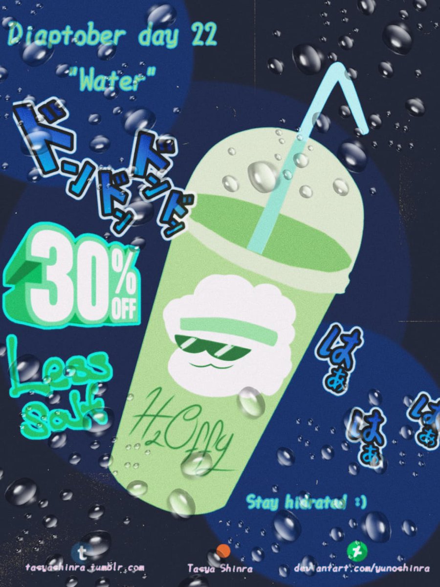 diapacheta's tweet photo. If sometime Scluffys decide to start a shop, this is how the marketing of an "H2Offy" bottle of water would look. Stay hydrated!

Art by @ItzaGarciaMeh
Development team: @NovaDustGames

#Diaptober #OC #OriginalCharacter #Art #DigitalArt #Diapacheta #Indie #IndieGame #IndieGameDev https://t.co/EgpZpkDGP9