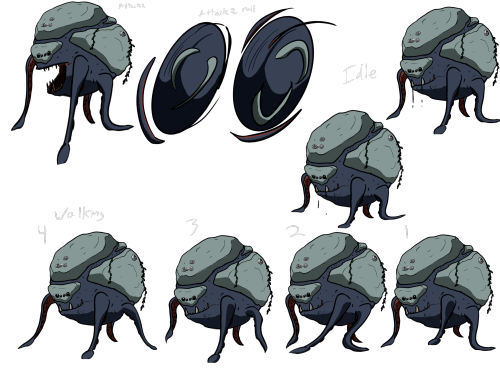 FoxTailsCo's tweet photo. Meet Garg! One of the many creatures prowling this Manor!~ It's OK, it only hurts just a little...#screenshotsaturday #creaturedesign #Animation #gamedev https://t.co/L5GtPmDodJ