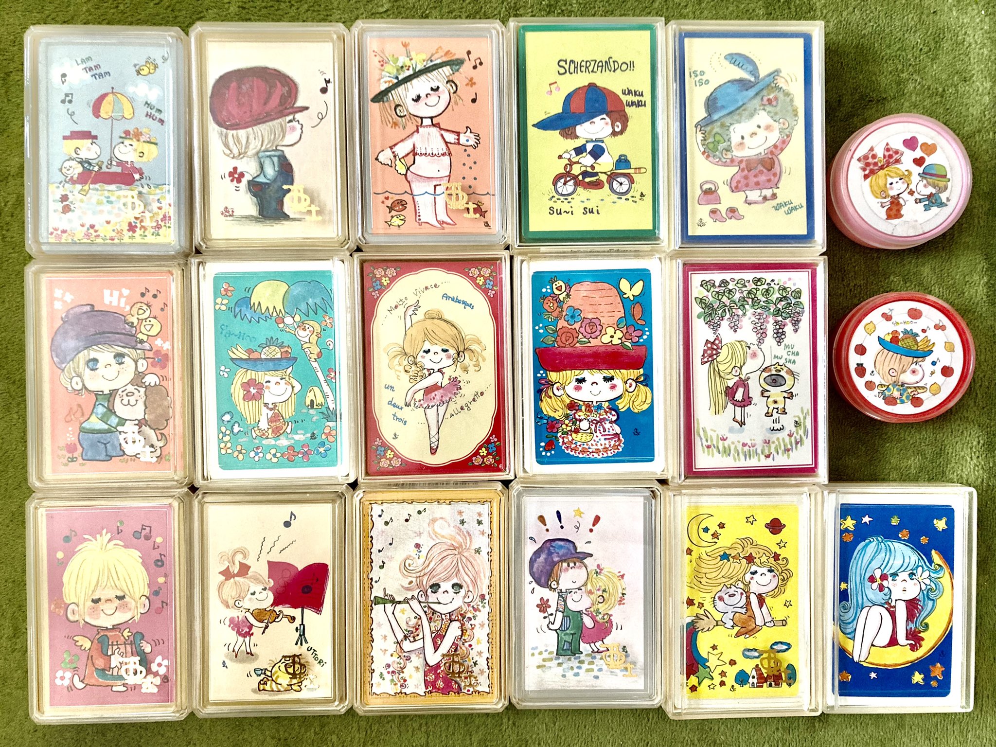 ペパーミントドロップ 亜土ちゃんのトランプ コレクション ˊᵕˋ ੭ 水森亜土 亜土ちゃん T Co Gub8t5ztyk Twitter