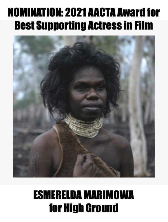 Stoked about this particular <a href="/HighGroundFilm/">High Ground</a> nomination for the 2021 <a href="/AACTA/">AACTA</a> Awards.