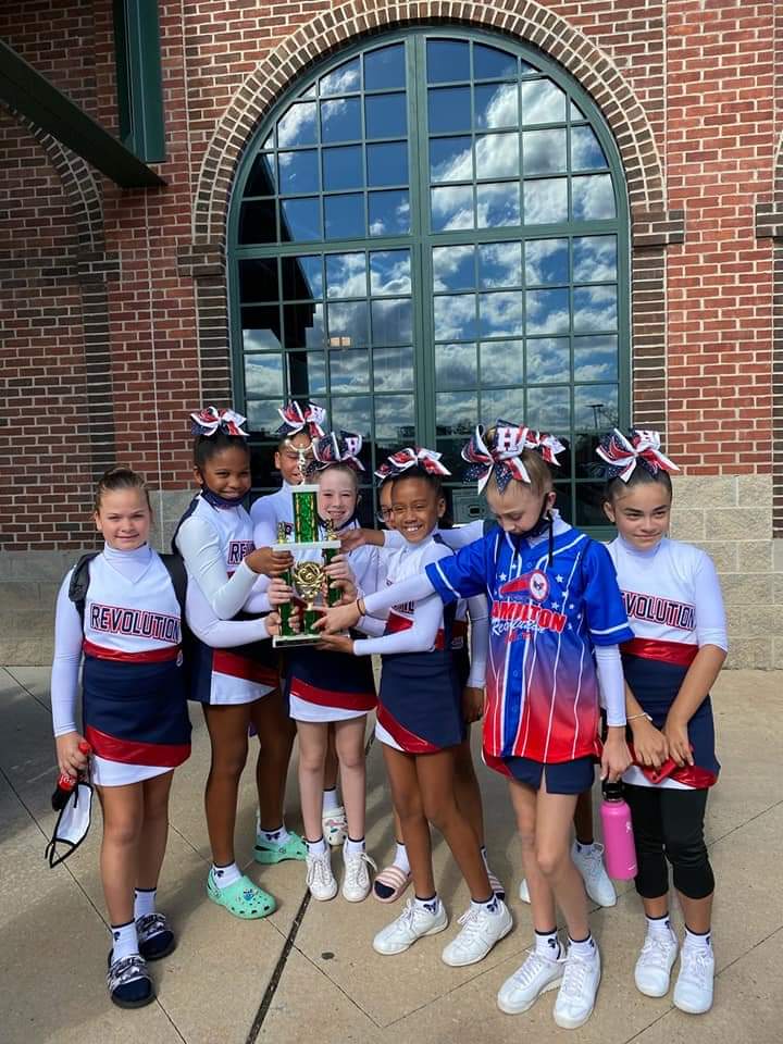 HPWCheer5678's tweet photo. Great job, JPW and Varsity! Double champions! https://t.co/2CCnimqGZP