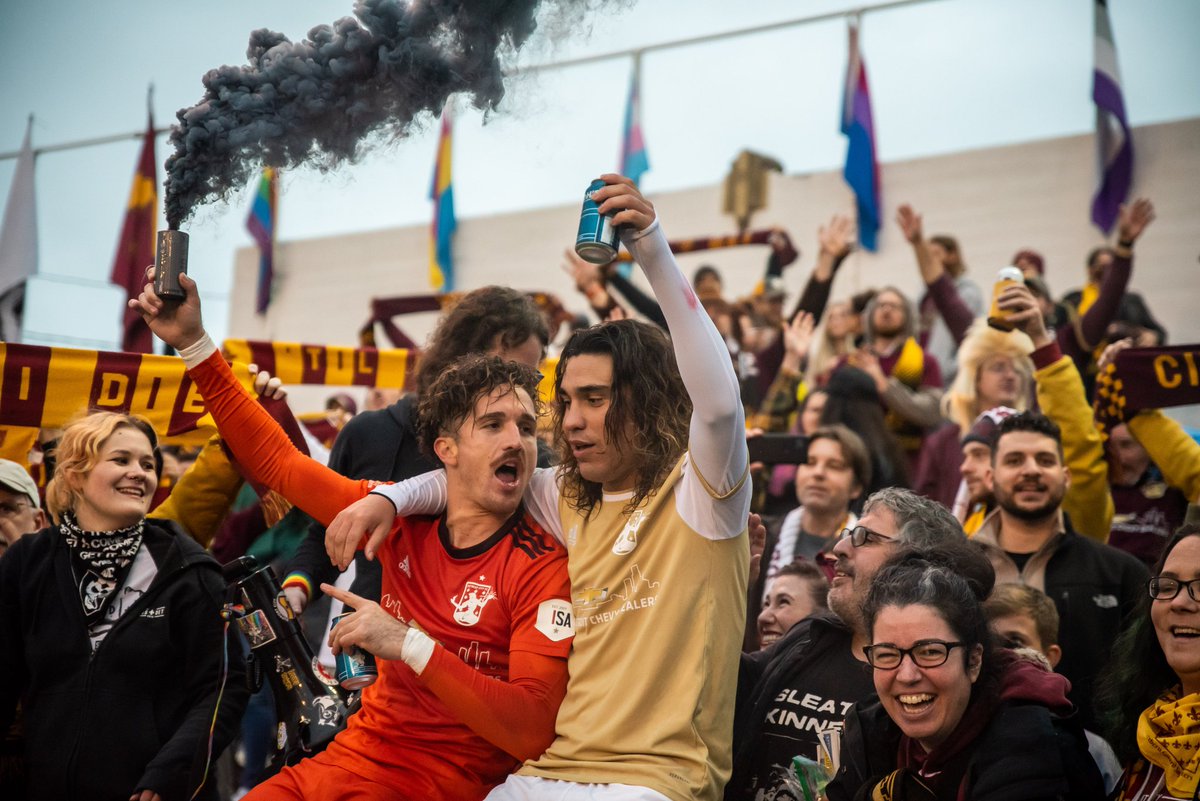 DetroitCityFC's tweet photo. And now we celebrate! 🍾🎉🥳

#DCTID https://t.co/eBQC8GpW4s