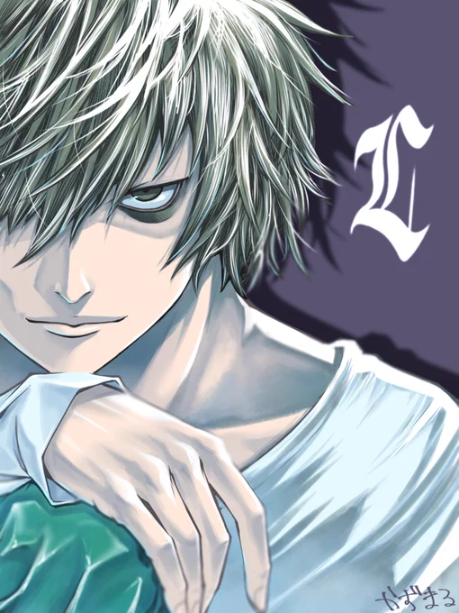 L誕🎂
誕生日イラストなのに誕生日要素は薄い😅

#L生誕祭2021 #DEATHNOTE #llawliet #ファンアート 