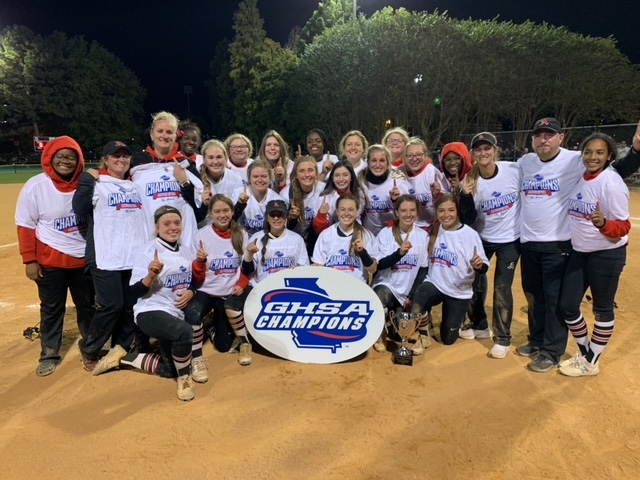 OfficialGHSA's tweet image. Congratulations #ApplingCounty, 3A Softball State 🏆  Champions, who came back from Friday loss to reach finals with "if" game wins 3-2 &amp;amp; 4-1 over @SonAthBooster. bit.ly/3nFrBHC